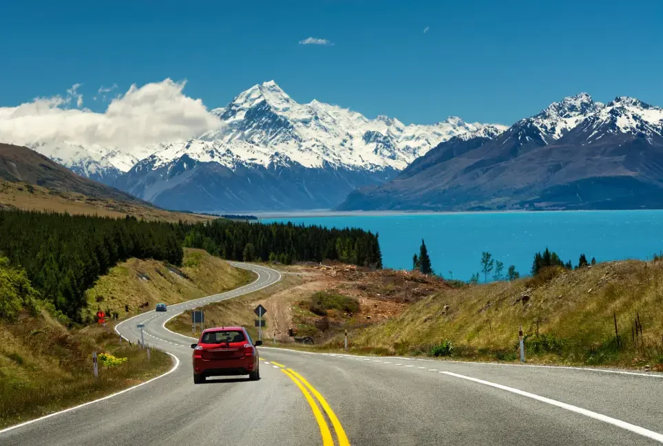 Car On Road Image | 10 Reasons Why You Should Visit New Zealand | New Zealand Visa