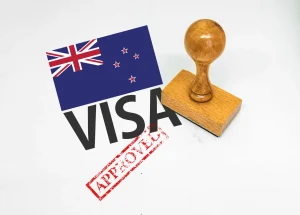 New Zealand Visa Approved Image with Flag | New Zealand Visa 