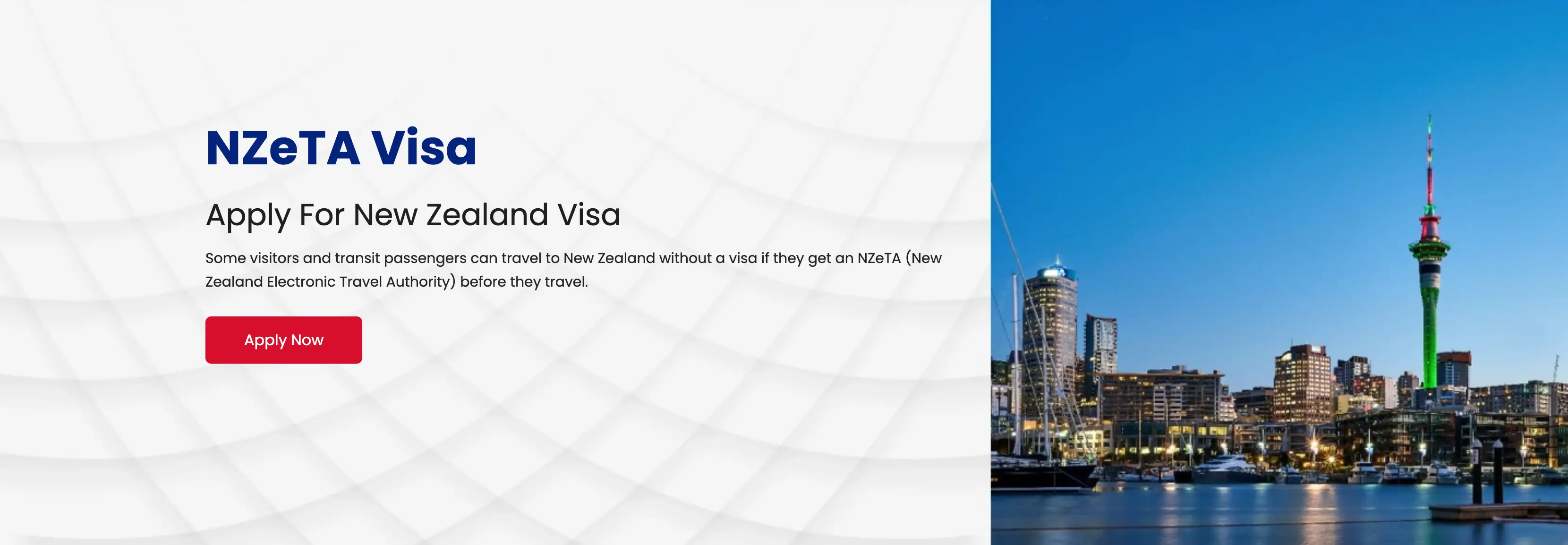 NZeTA Visa Banner | NZeTA Apply Online | NZeTA Visa